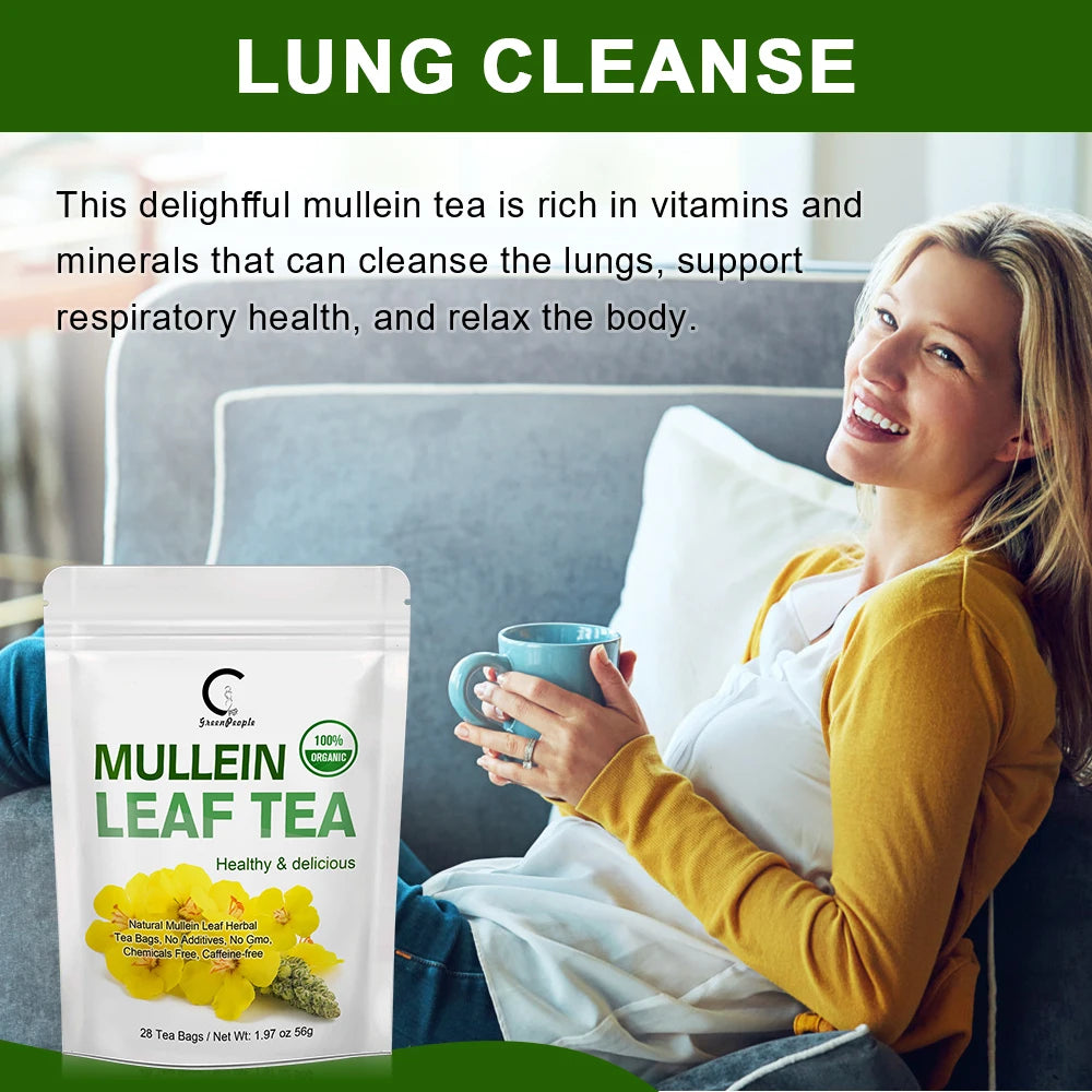 Natural Herbal Tea for Respiratory Health | Caffeine-Free Support