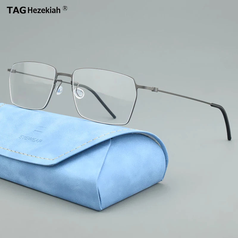 Ultra Light Titanium Eyeglasses | Retro Square Frames for All 2026