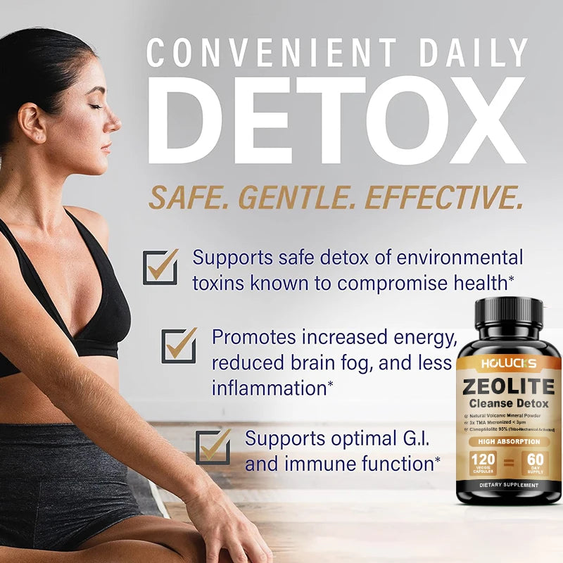 Zeolite Detox Supplement for Kidney Health & Mental Clarity