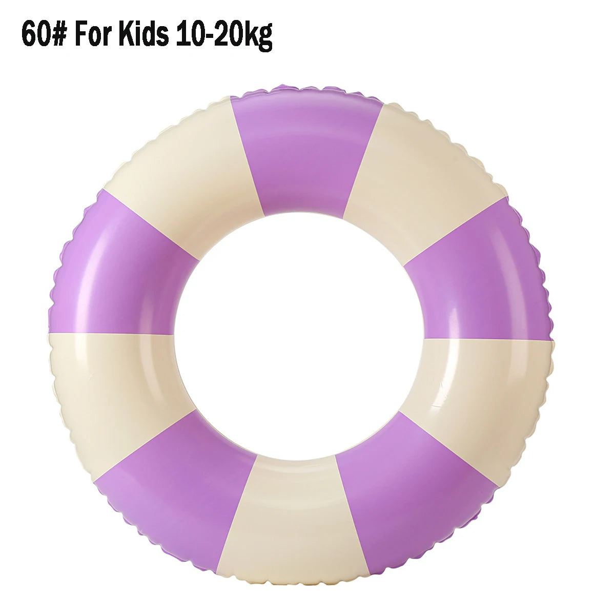 Inflatable Vintage Striped Pool Float | Stylish Swim Tube for All