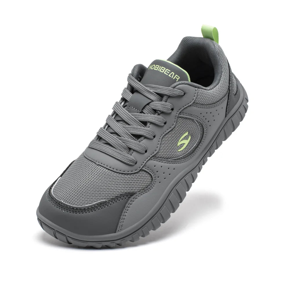 Unisex Wide Toe Sneakers | Comfortable Lace Up Walking Shoes