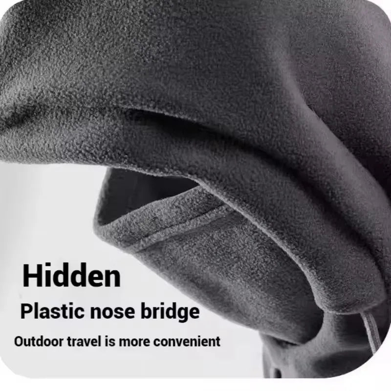 3-in-1 Winter Warm Hat with Mask & Neck Warmer for Men & Women