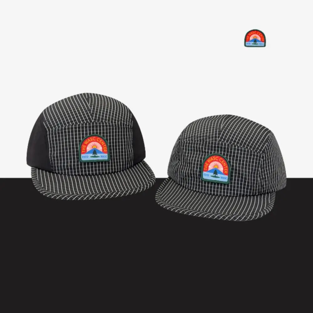 5 Panel Baseball Cap Mesh Nylon Breathable Color Block Hat for Men Women Running Hiking Camping Outdoor Sport Cap