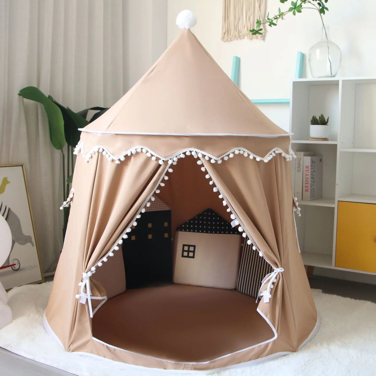 Large Folding Toy Tent for Kids | Perfect Playhouse Castle
