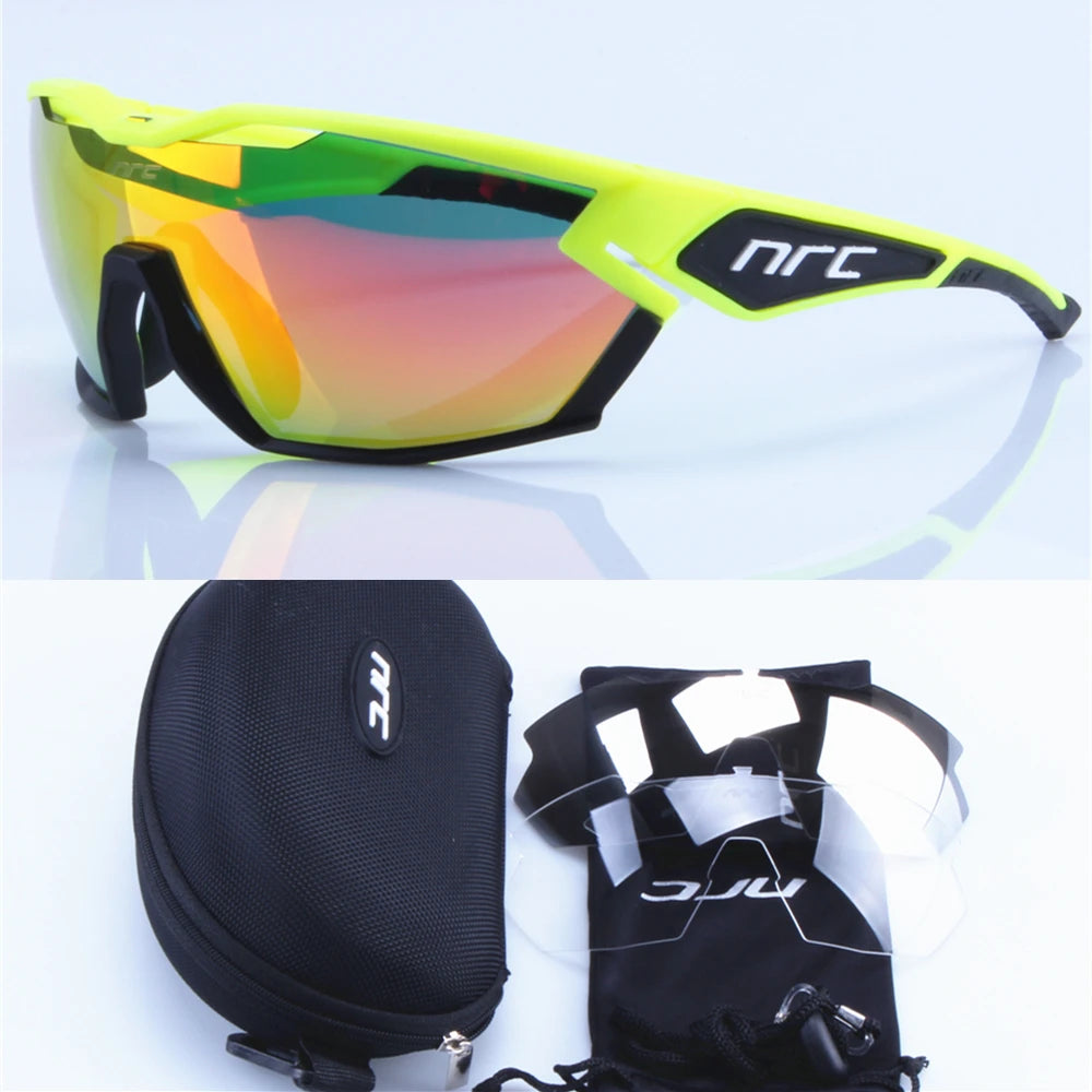 Unisex 3 Lens Cycling Glasses | Versatile Sport Sunglasses