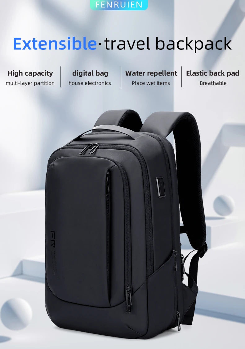 Large Capacity Waterproof Travel Bag for 15.6-inch Laptops