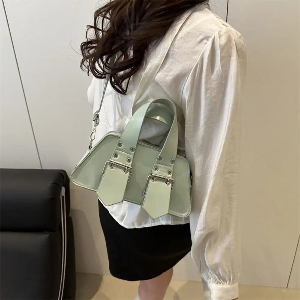 Vintage Gothic Cross Body Bag | Retro PU Leather Handbag