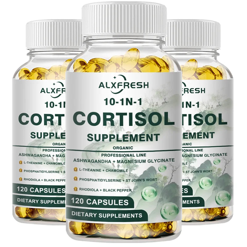 Cortisol Capsules for Relaxation & Sleep Support | Feel Stress-Free