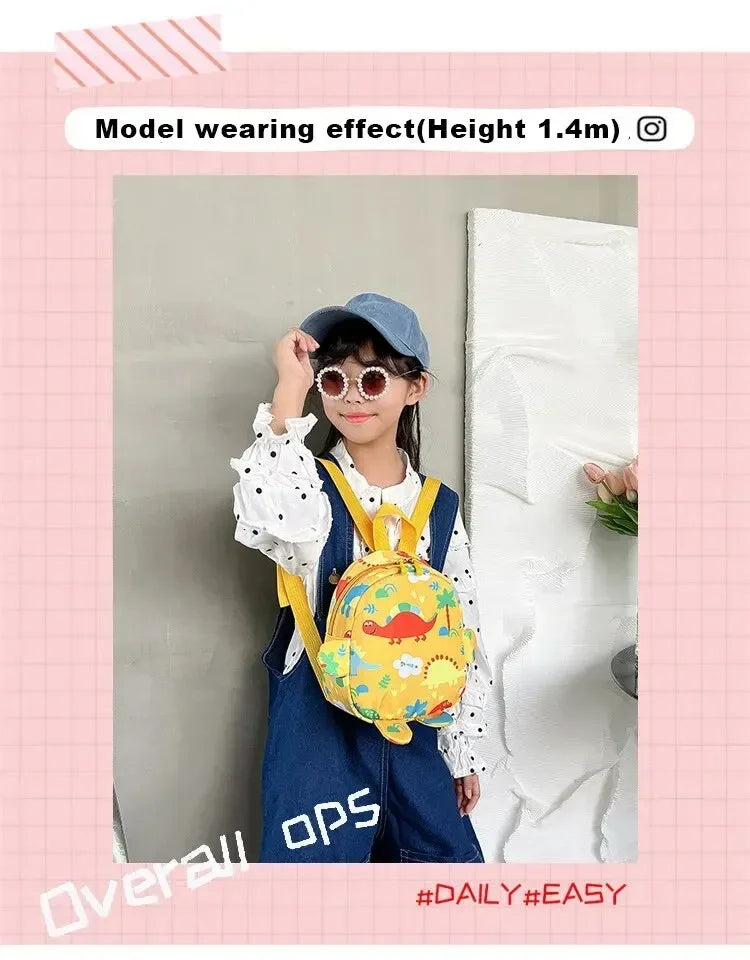 Cute Cartoon Dinosaur Baby Backpacks for Kids | Adjustable & Fun