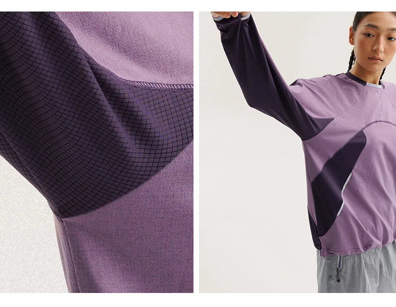 Unisex Lightweight Quick-Dry Long Sleeve T-Shirt for Outdoors