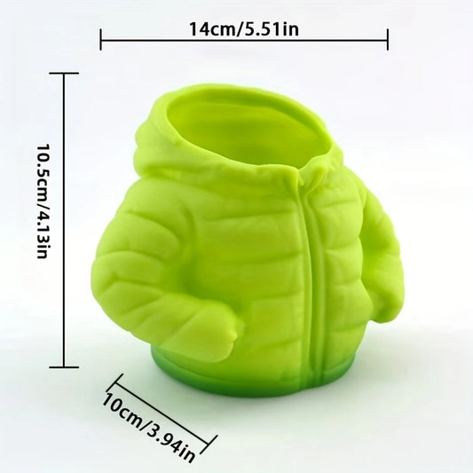 Creative Down Jacket-Shaped Pen Holder | Unique Desktop Organizer