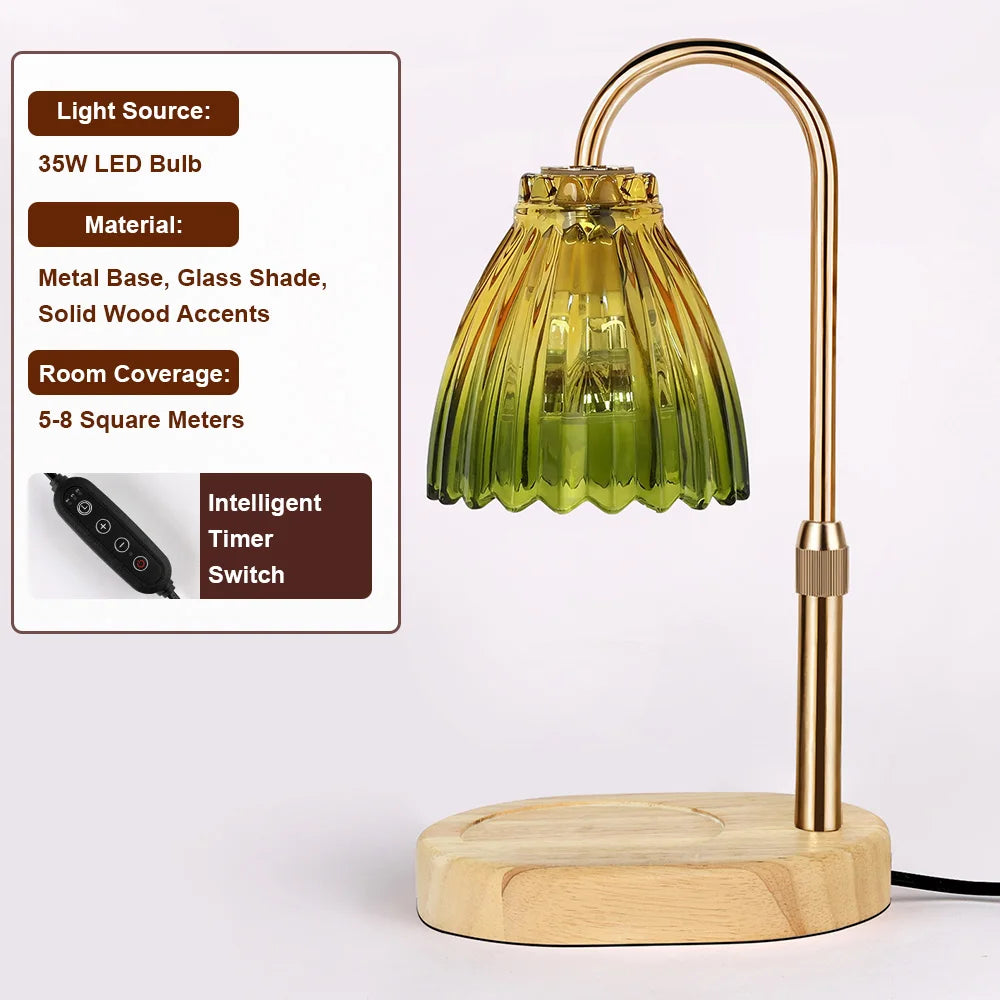 Candle Warmer Lamp with Timer | Aromatherapy Night Light