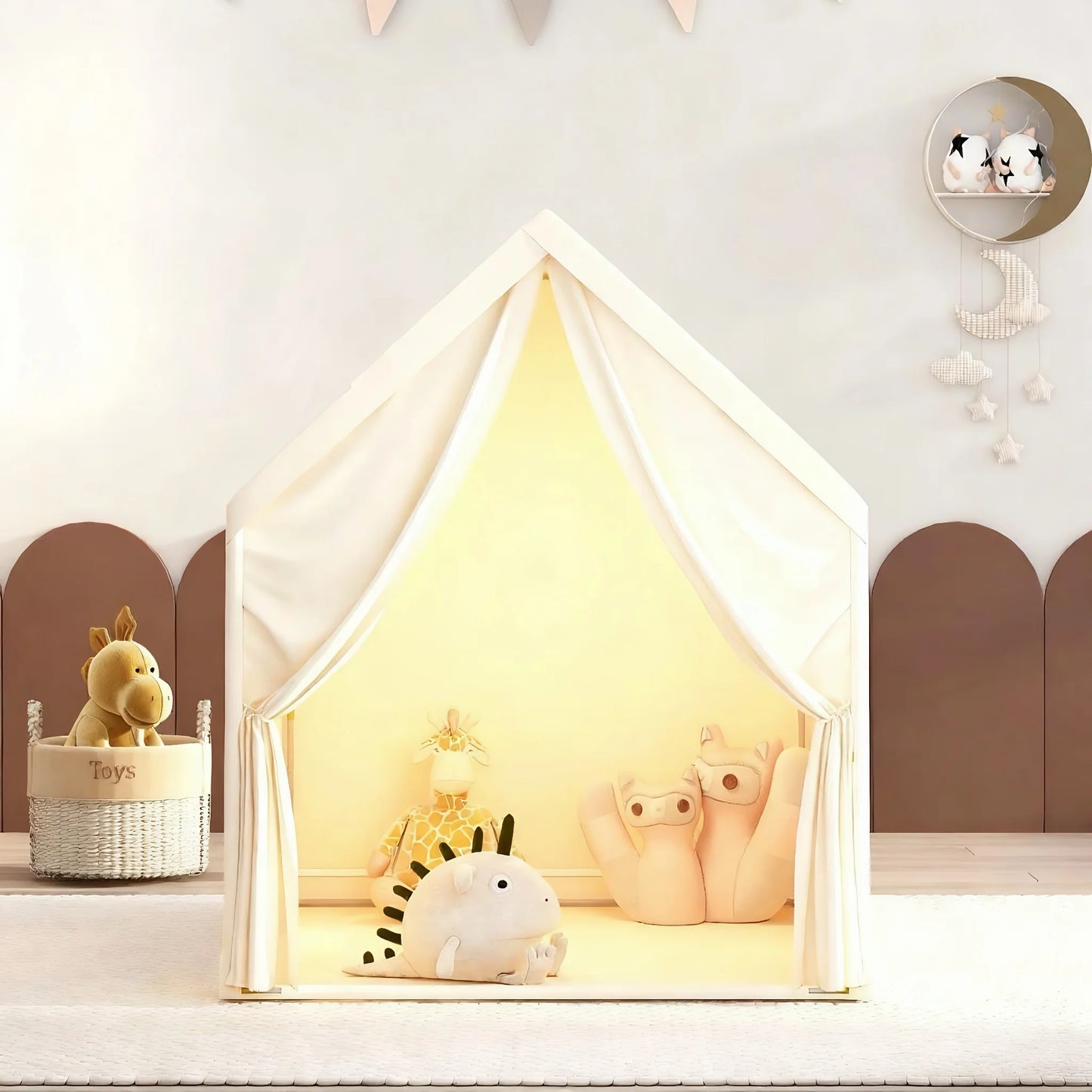 Large Toddler Play Tent | Indoor Outdoor Foldable Playhouse