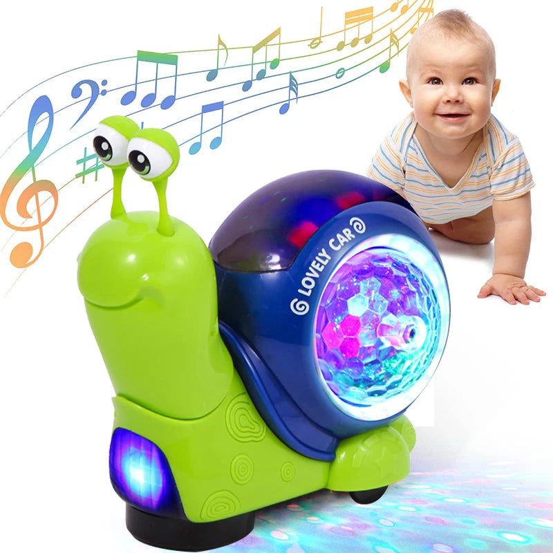 Interactive Musical Crawling Crab Toy for Baby Development
