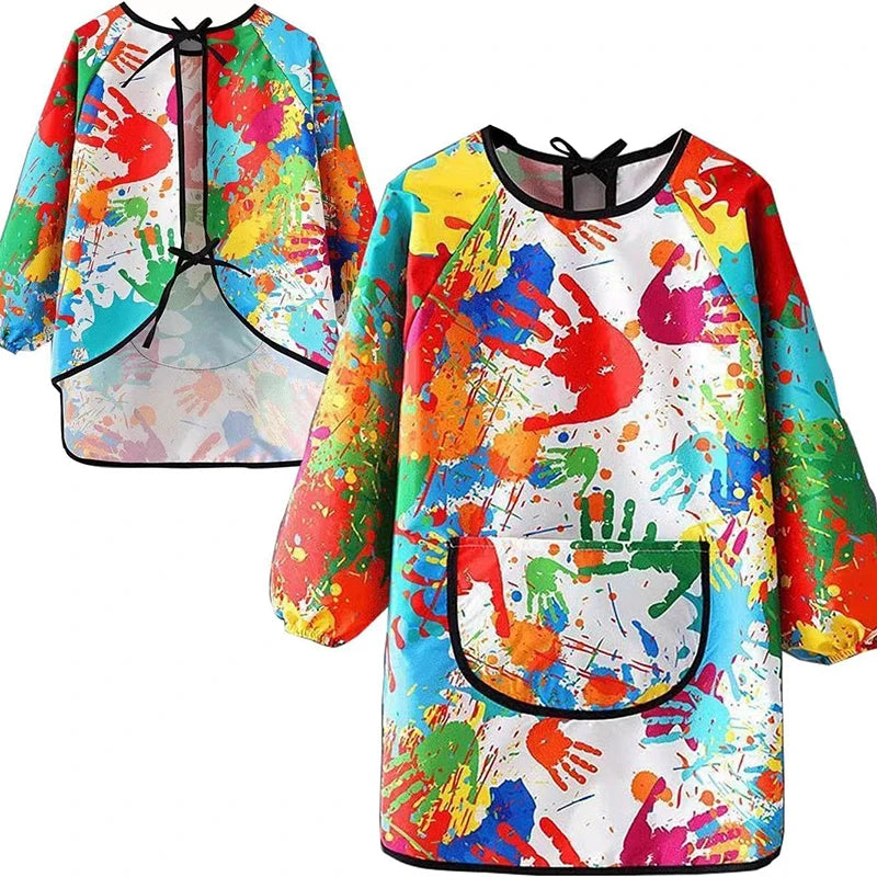 Waterproof Children's Art Apron | Long Sleeved Cover for Kids