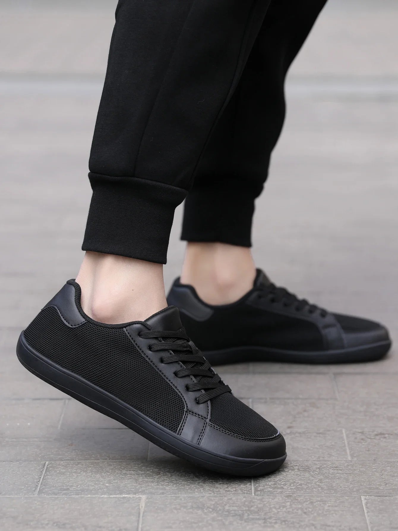 Men's Barefoot Wide Toe Box Walking Shoes Extra Width Minimalist Shoes Breathable Zero Drop Comfortable Shoes Fashion Sneakers