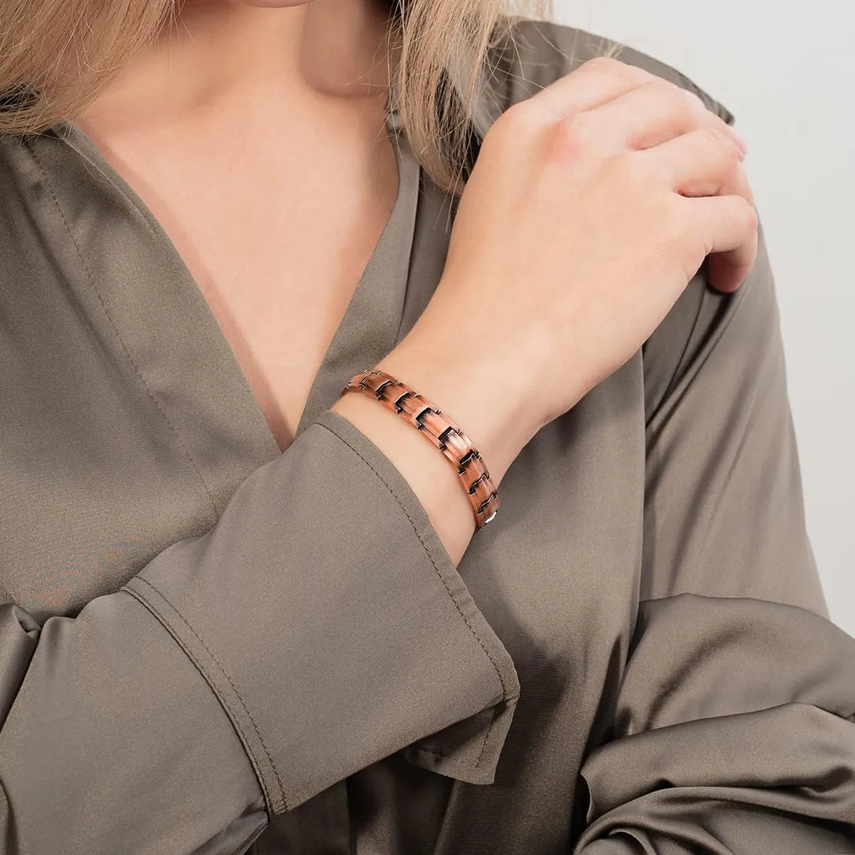 Premium Pure Copper Magnetic Therapy Bracelet | Unisex Wristband