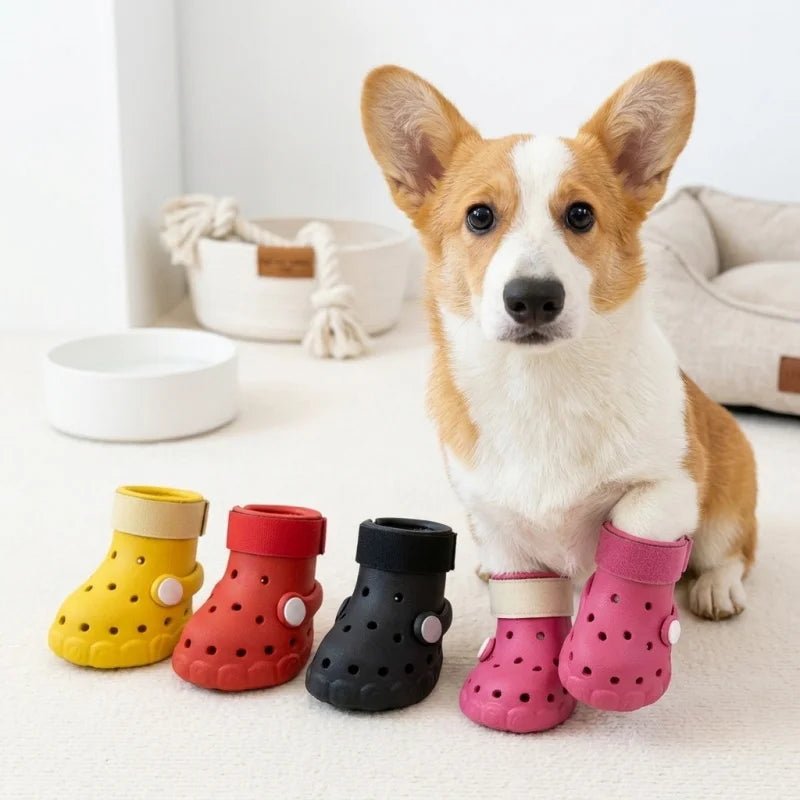 Breathable Dog Sandals for Summer | Soft Sole Outdoor Clogs