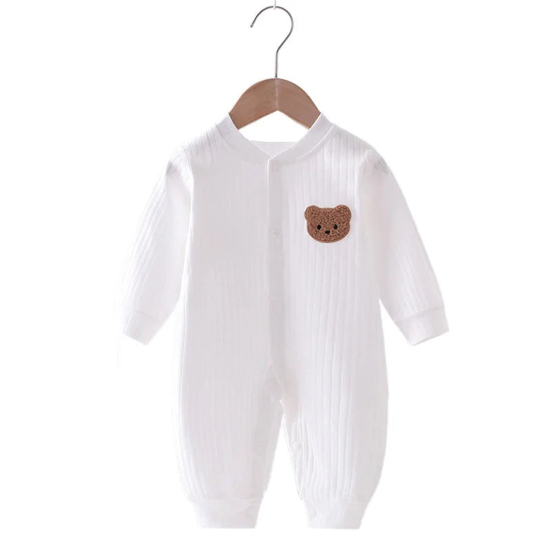 Cozy Cotton Newborn Jumpsuit | Adorable Baby Romper for All Seasons