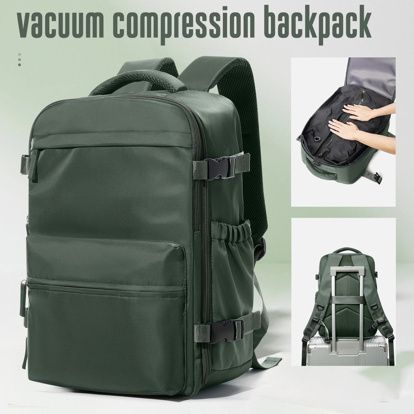 Large Capacity Expandable Business Backpack for School & Travel