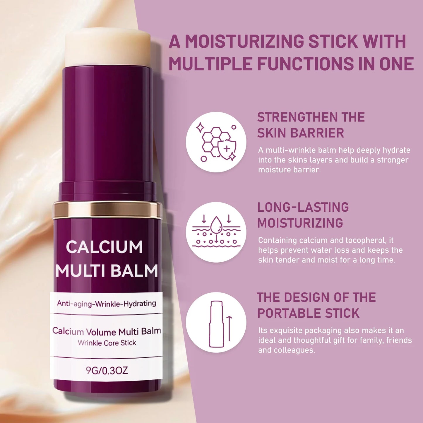 Collagen Moisturizing Stick Facial Serum | Hydrating Anti-Aging Cream
