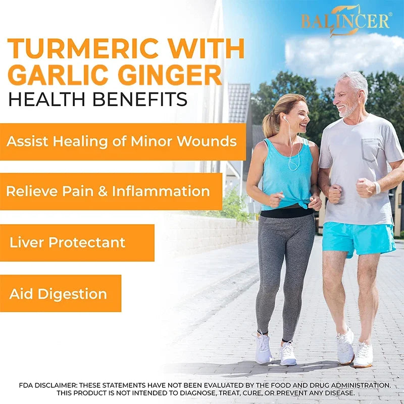 Turmeric Curcumin with Black Pepper | Vegan Joint Support Supplement