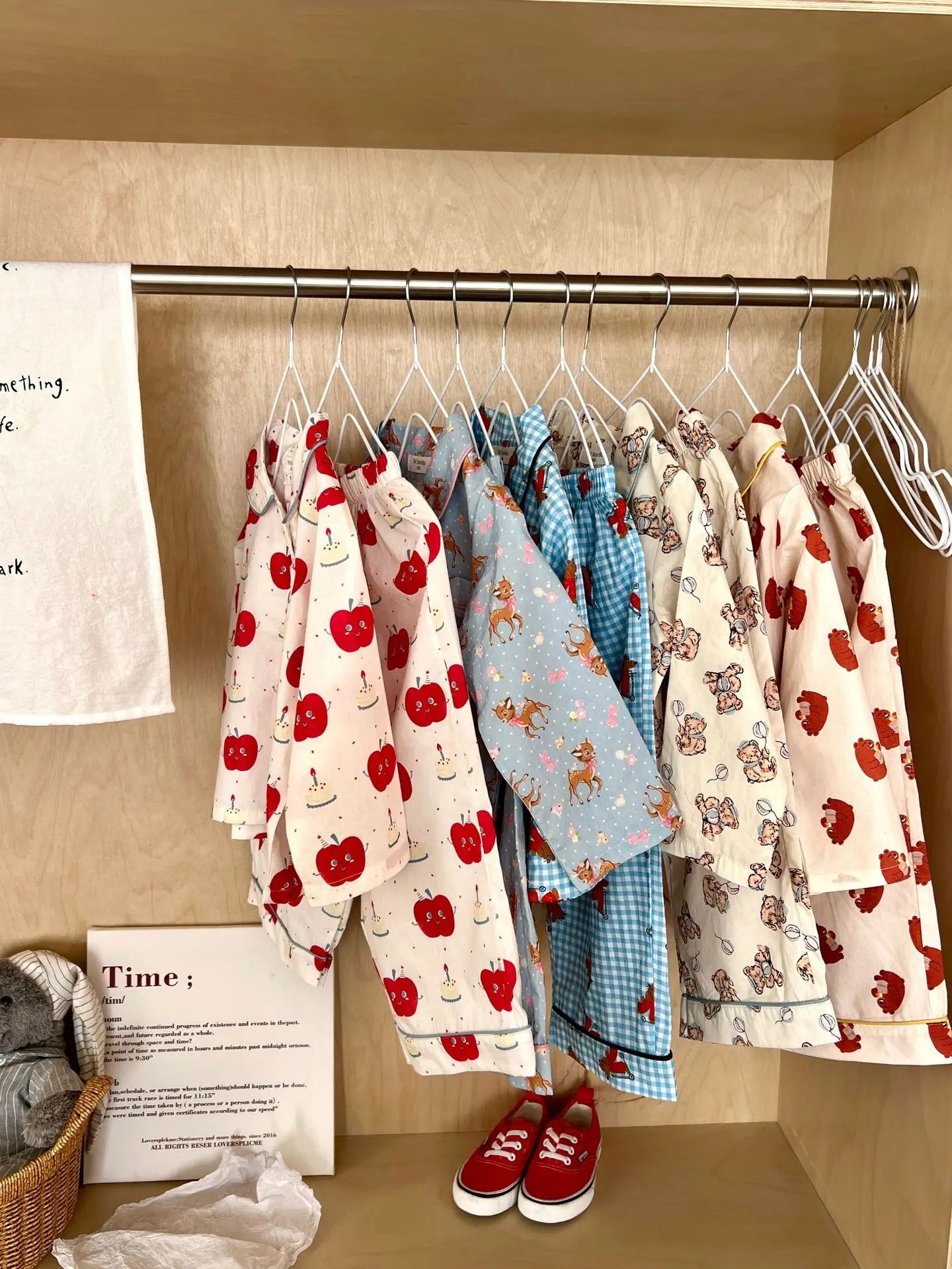 Spring Children's Cartoon Homewear Outfits | Cute Pajamas Set