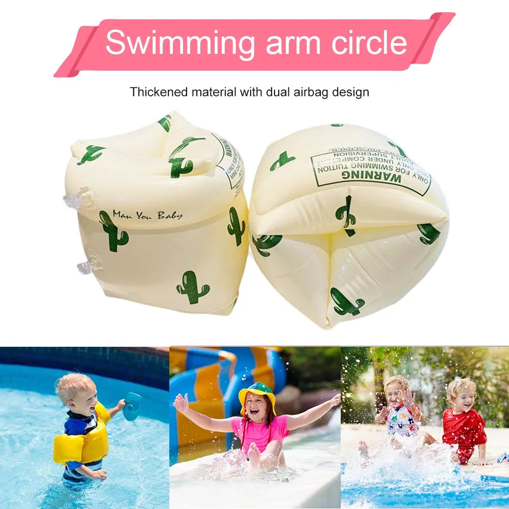 Inflatable Pool Arm Floaters for Kids and Adults | Safe Swimming