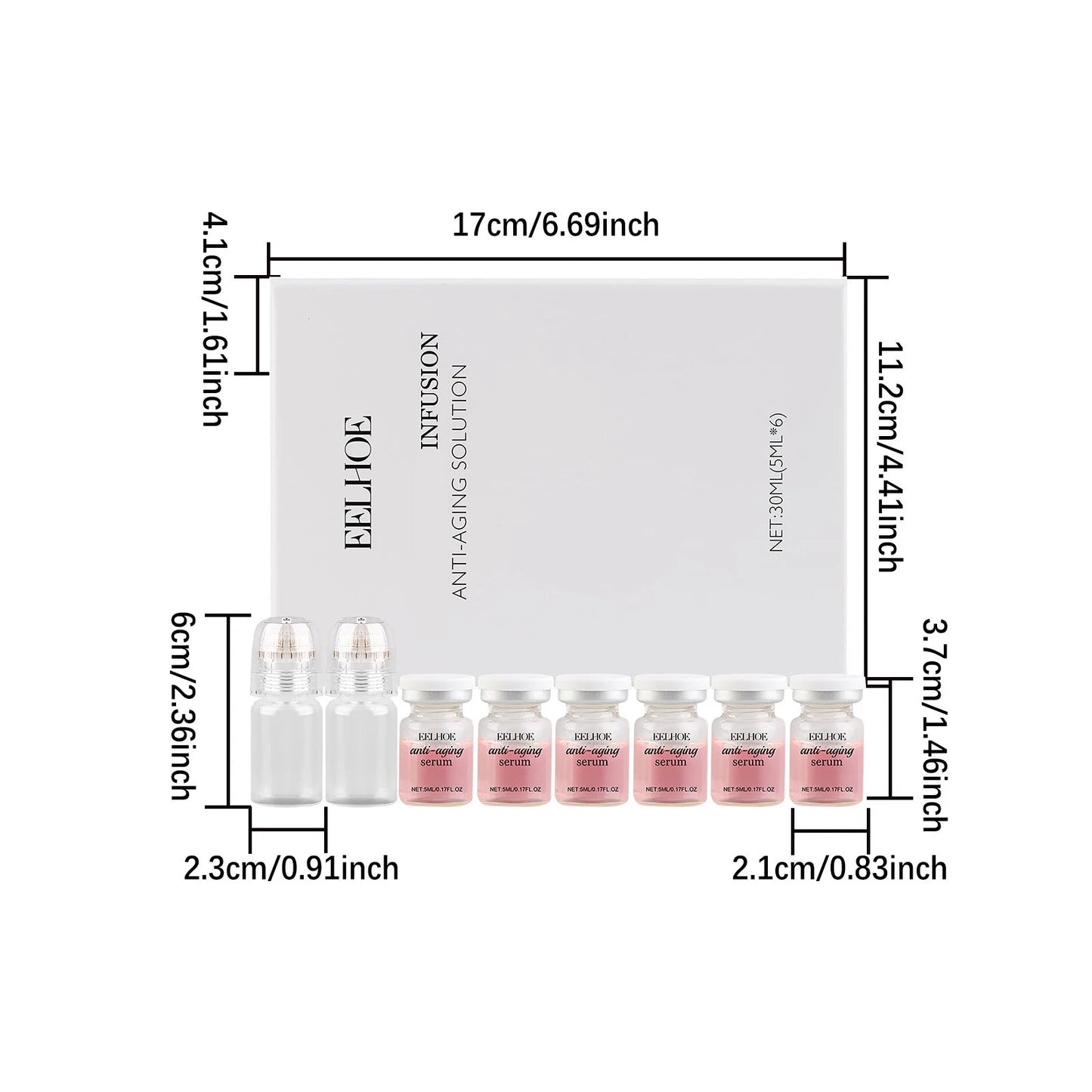 Korean Skin Care Set | Hydrating Hyaluronic Acid & Collagen Serum