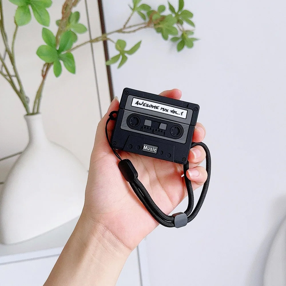 Funny Classic Tape Style Protective Case for AirPods Pro 2