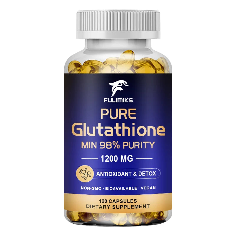 Pure Glutathione Capsules | Support Detox, Antioxidant & Anti-Aging