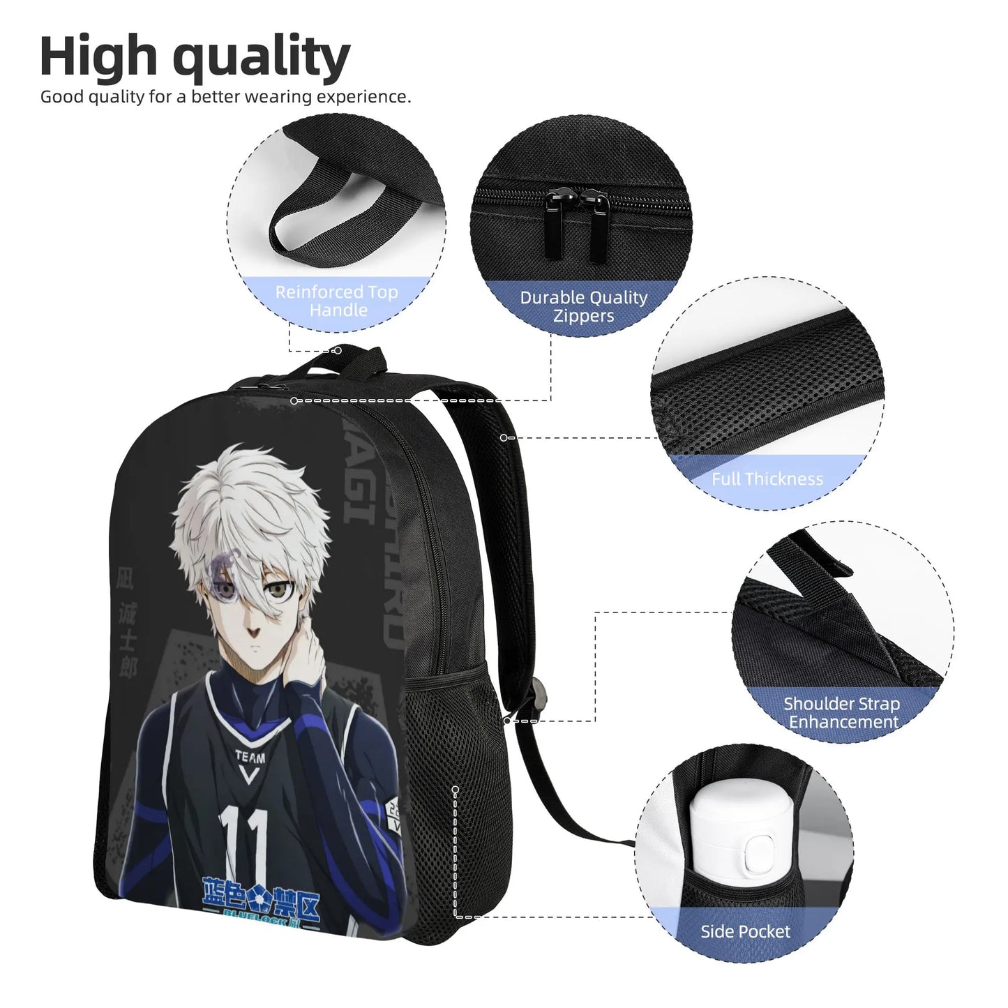 Trendy Anime-Inspired Backpack for School & Travel | Versatile Rucksack