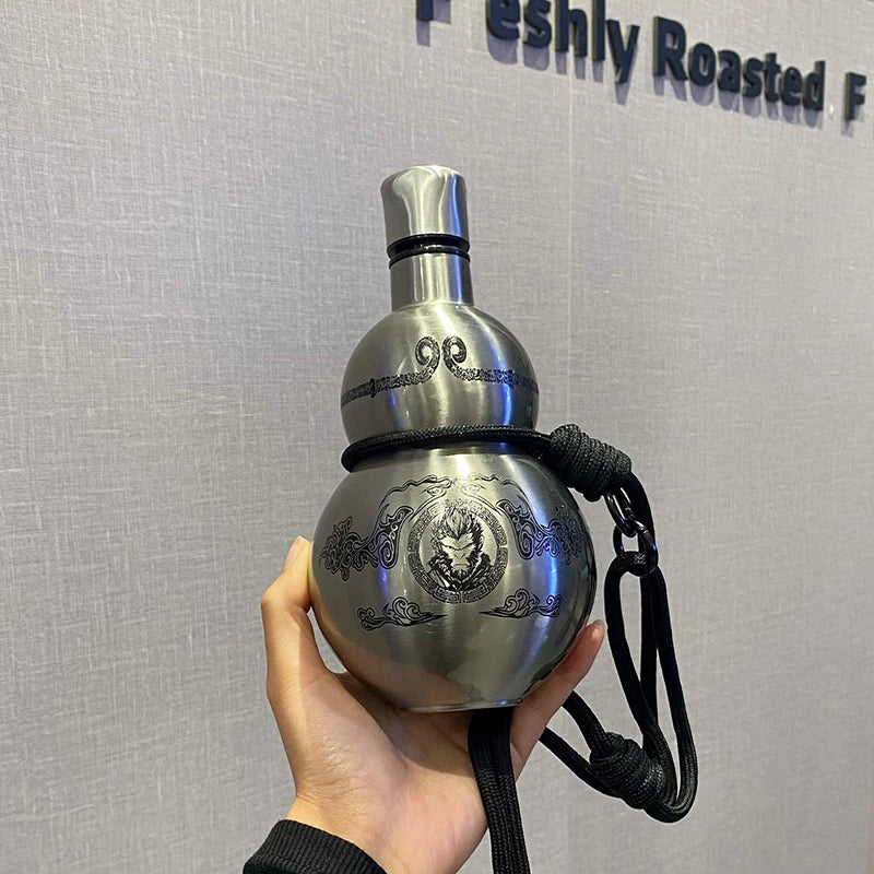 Portable Gourd Style Insulated Water Bottle | 500ml Drink Container