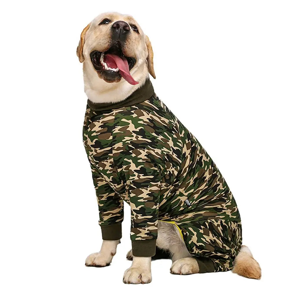 Cartoon Pet Recovery Suit | Comfortable Dog Pajamas for Healing