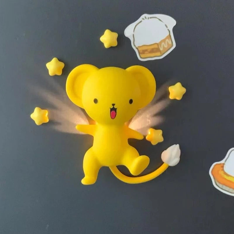 Luminous Anime Fridge Stickers | Creative Light Signs for Decor