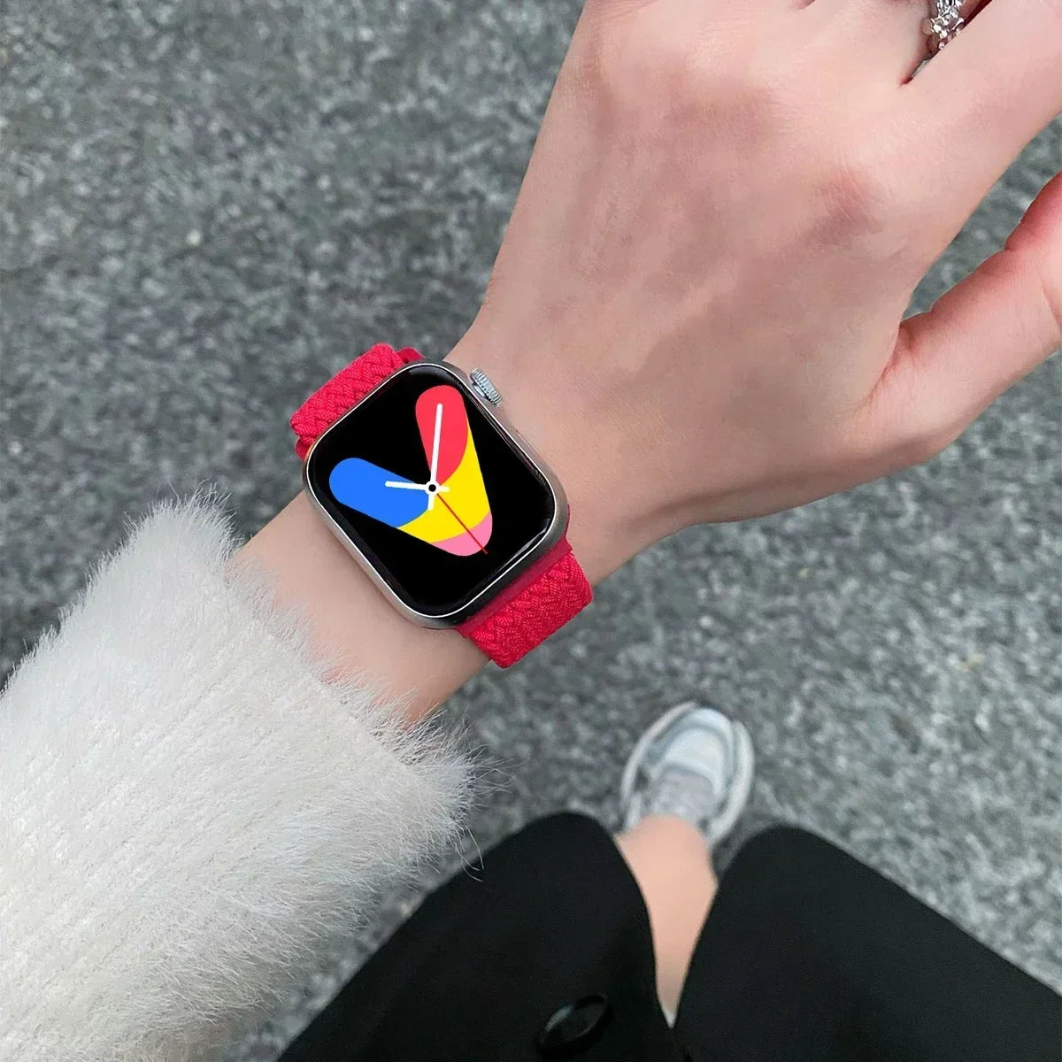 Braided Magnetic Nylon Band for Smartwatch | Comfortable Bracelet Strap