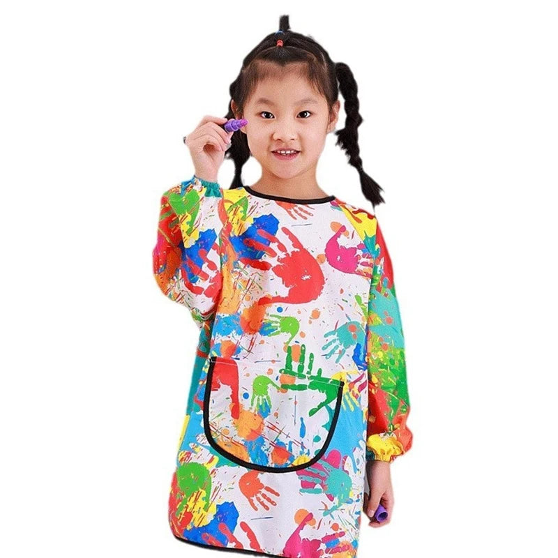 Waterproof Children's Art Apron | Long Sleeved Cover for Kids
