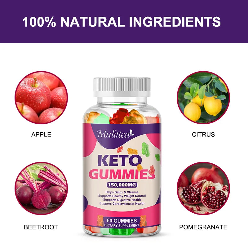 120 Count Keto Gummies for Body Management | Apple Cider Vinegar