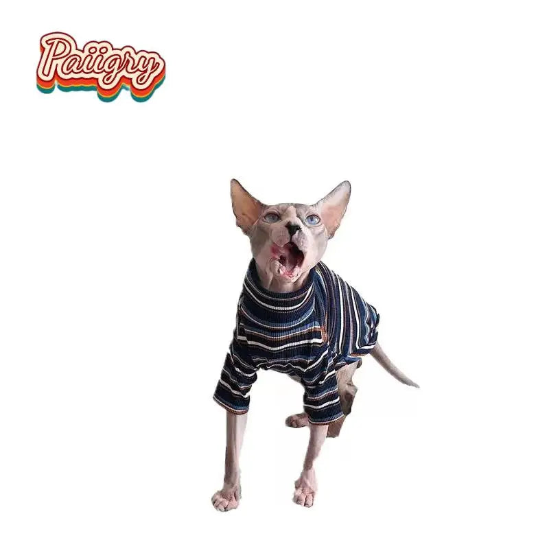 Trendy Retro Cat T-Shirt | Must-Have Summer Pet Clothing