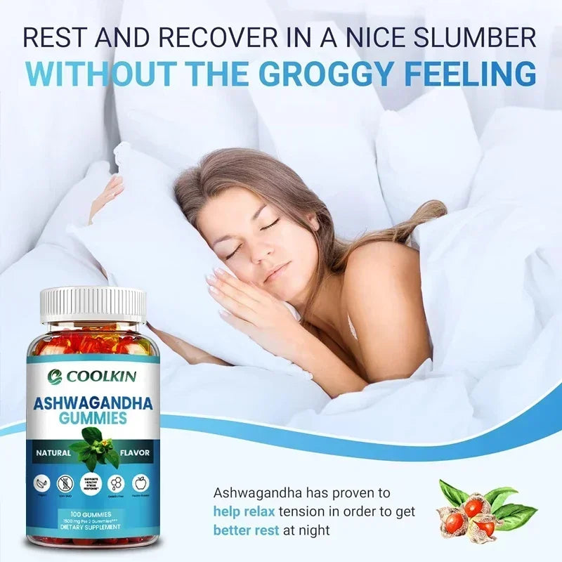 Ashwagandha Gummies for Stress Relief and Better Sleep Health