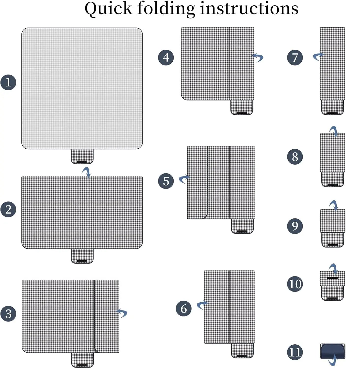 Waterproof Picnic Blanket | Lightweight Foldable Outdoor Mat 80x80