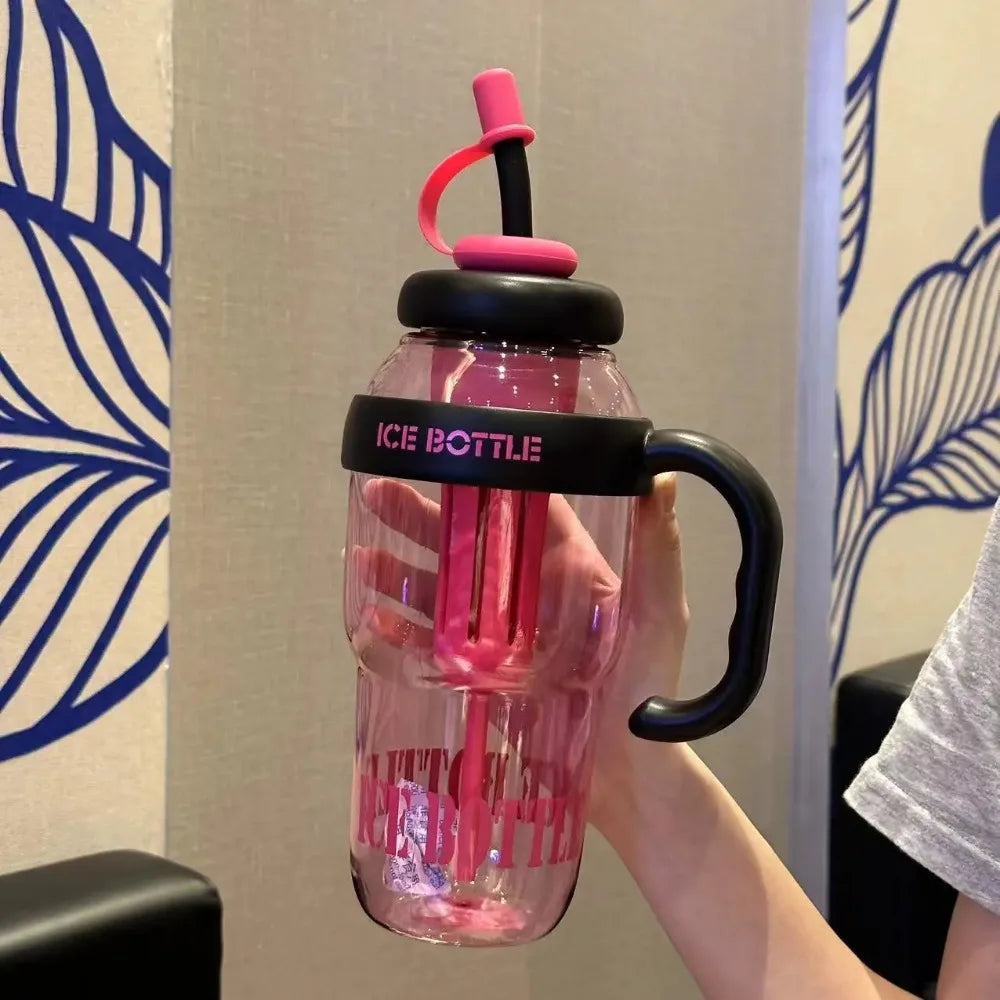 Durable Waterproof Large Capacity Summer Milk Tea Cup with Straw