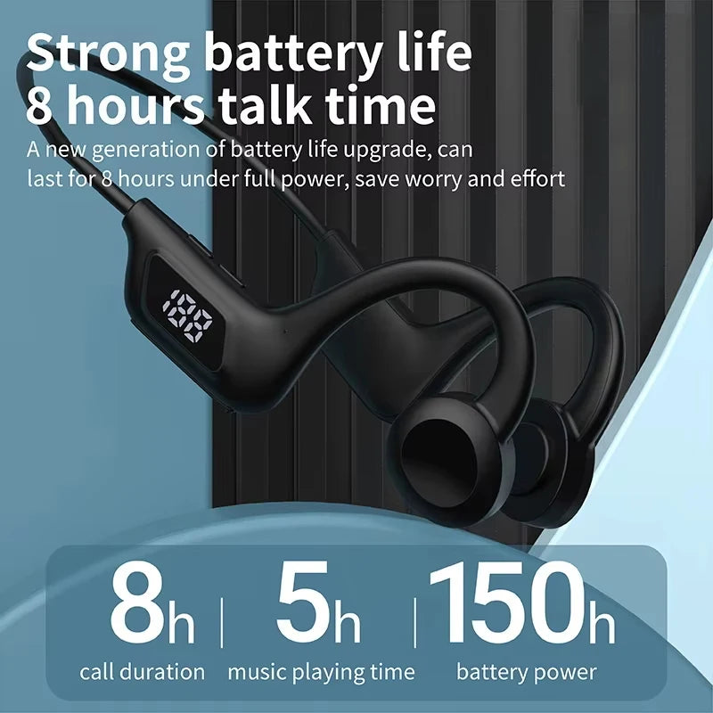 Bone Conduction Wireless Earphones for Sports | Swim & Run Hands-Free