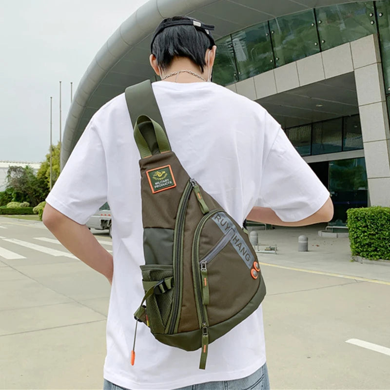 Men's Waterproof Crossbody Bag | Large Capacity Outdoor Travel
