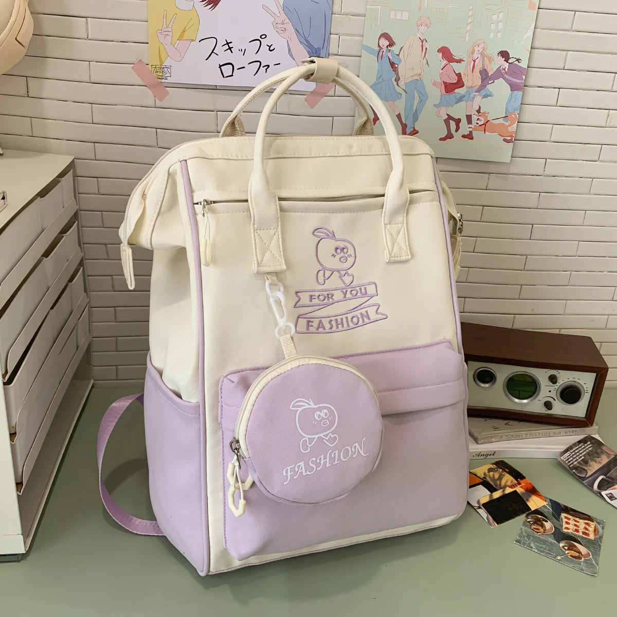 Large-Capacity College Backpack | Stylish & Functional Design