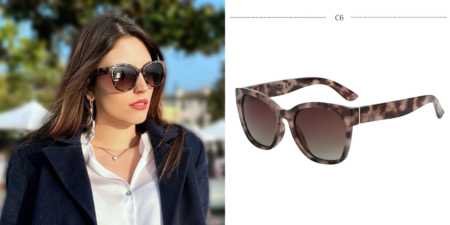 Stylish Butterfly Frame Polarized Sunglasses for Women | UV400 Protection