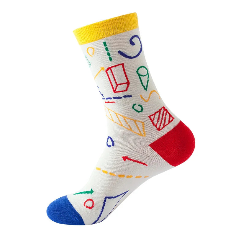 Unisex Combed Cotton Hip Hop Socks | Trendy & Fun Fashion
