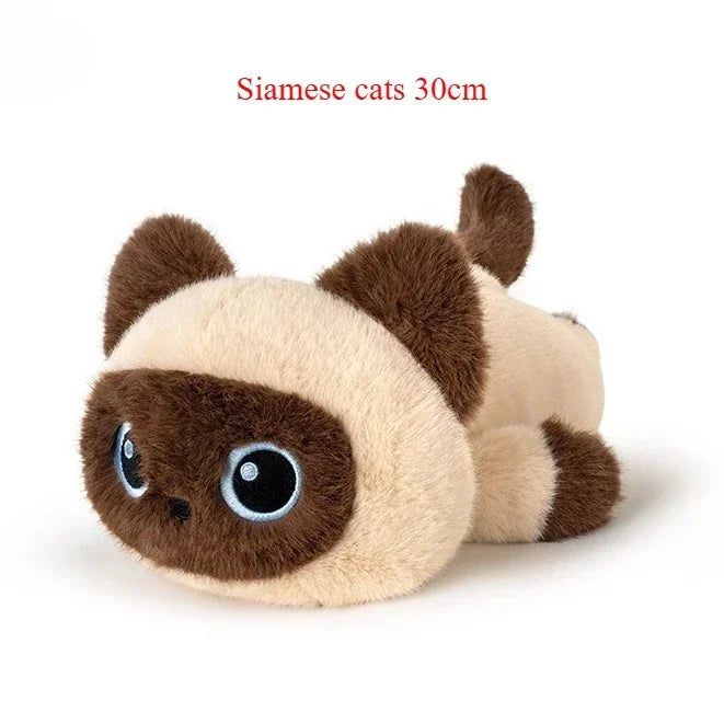 Cute Plush Black Cat Keychain | Adorable Stuffed Doll Gift