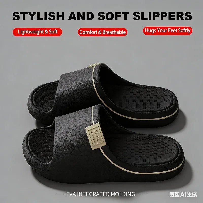 Unisex Summer EVA Slippers | Soft Non-Slip Slides for Home Comfort