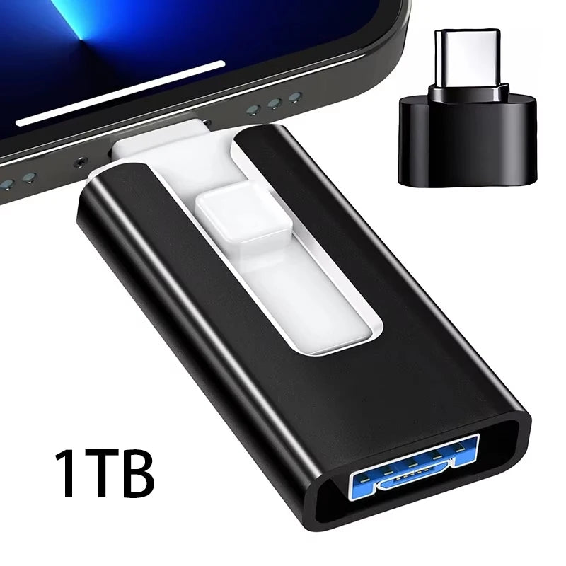 4in1 OTG Flash Drive 512GB | USB 3.0 & Type-C Memory Stick